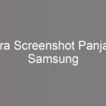 Cara Screenshot Panjang Samsung